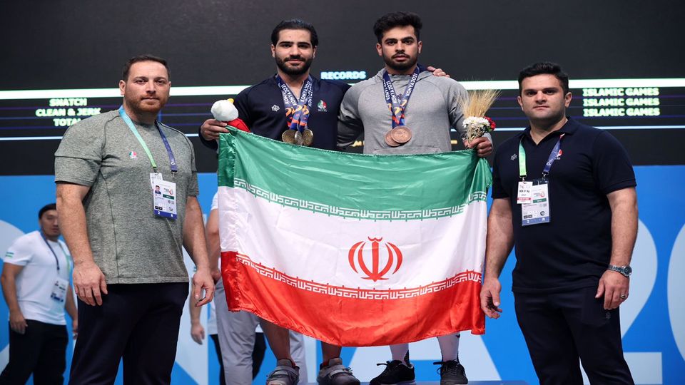 ایران تحرز ذهبیة وبرونزیة وزن 81 برفع الاثقال في العاب التضامن الاسلامي