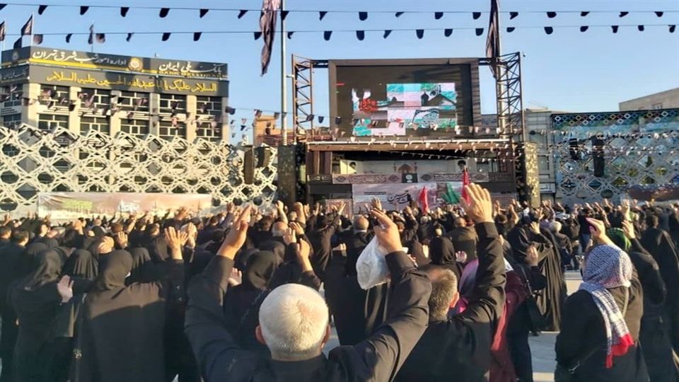 آیین پیاده روی جاماندگان اربعین حسینی در تهران