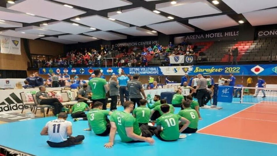 منتخب ایران للکرة الطائرة جلوس یفوز على نظیره العراقی فی بطولة العالم